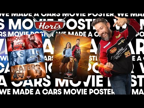 We Made Our Own CARS Movie Poster!