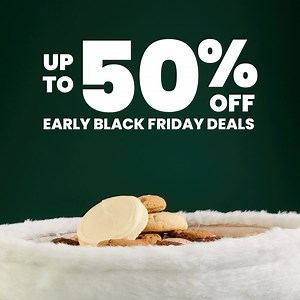 Get up to 50% off our best selection of festive buttercream-frosted cookies, seasonal flavors, and holiday goodies. | Cheryl's Cookies and Brownies