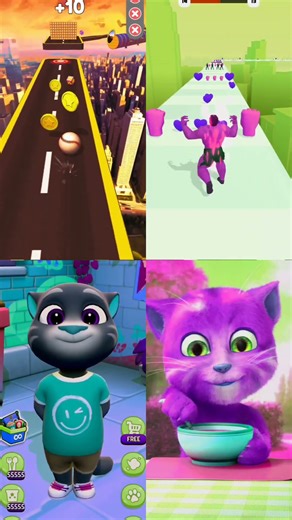 Tom 2018 vs Tom 2025 – Funny Glow Up 😆 #tom2 #mytalkingtom2modapk