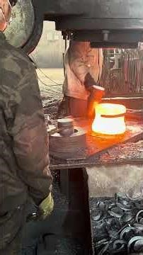 Inside the forging factory Transforming Steel: Bearing Ring Forging Process Uncovered #forging
