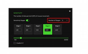 How to adjust the DPI setting of the Razer Mouse through Razer Synapse 3