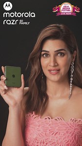 337K views · 518 reactions | Kriti Sanon is ready to #FlipTheScript, are you? 朗 Bring home a gift that keeps on giving this festive season. The new #MotorolaRazr50 and #MotorolaRazr50Ultra come with the Segment’s largest and intelligent external displays and unmatched durability with an IPX8 rating. BUY NOW at Lowest Festive Prices during Amazon’s Great Indian Festival! #Motorola #MotorolaRazr50 #MotorolaRazr50Family | Motorola | Facebook