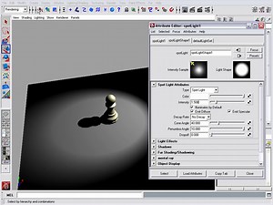 Maya Lighting & Rendering 1: Previewing Lights, How to Choose Light Colors