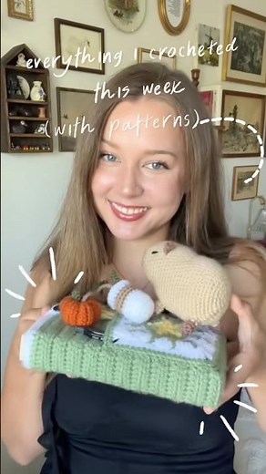 everything i crocheted this week 🤍💫 #crochet #handmadeseller #shortsvideo #amigurumi