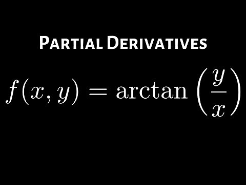 Partial Derivatives of f(x, y) = arctan(y/x) at (4, -4)