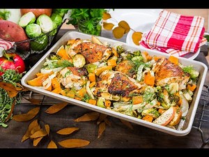 Cat Cora's Fall Sheet Pan Chicken - Home & Family