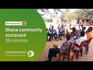 Ghana community scorecard tool