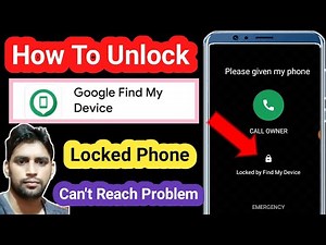How to unlock find my device locked phone| Find my device can't reach problem |
