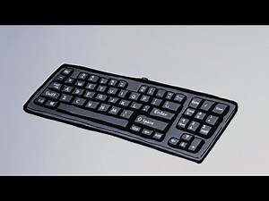 How to Draw A COMPUTER KEYBOARD