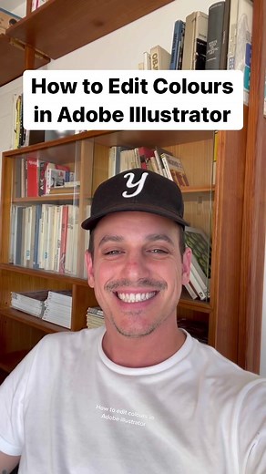 Edit Colours in Illustrator #designtok #designer #illustrator #howto #adobe