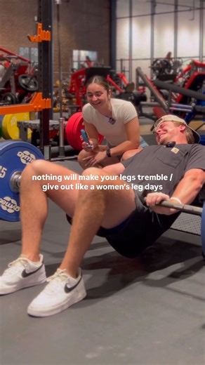 Emerson Kincaid on Instagram: "have all of them doing the stanky leg 🤣 if you think you can train like a girl — my train like a girl workout program is LIVE and linked in my bio! 🤍🤍 #legday #legdaychallenge #ﬁtnessmotivation #girlswholift #micdup #gymcomedy #gymmotivation #gymhumor #gym"