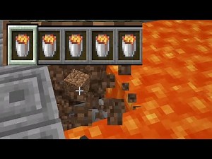 How to get INFINITE Lava buckets for your Furnace so you never have to use Coal again in your life