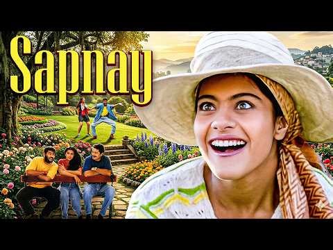 90s की हिट रोमांटिक फिल्म - Sapnay (1997) | Kajol, Arvind Swamy, Prabhu Deva | Full Hindi Movie