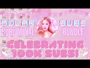 Solar Subs Manifest Anything Subliminal Booster Bundle (Intensely Powerful)