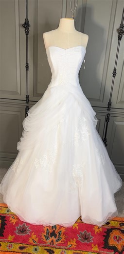 NWOT Davids Bridal Tulle Ballgown With Corset Size 12 - Etsy