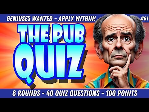 40 Epic PUB QUIZ QUESTIONS to Test your TRIVIA & GENERAL KNOWLEDGE!