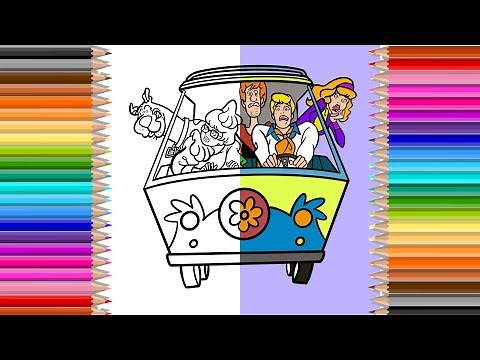 Scooby Doo Coloring Pages | Cartoon Coloring Book | Coloring Pages Channel