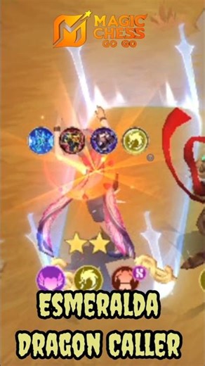 Esmeralda dragon caller Titan mode ||magic chess go go