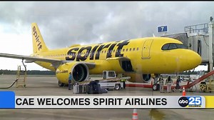 "Columbia has Spirit" - CAE welcomes its newest airline with flights to three destinations - ABC Columbia