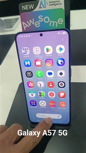 Galaxy A57 5G Awesome Navy Blue 8GB RAM/256 Refresh Rate 120 Hz #galaxya57