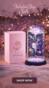 Still confused about what to gift her this Valentine’s Day? 🤔 Don’t risk flowers that fade or gifts she forgets. EternaRose™ Galaxy Flower in Glass is the safe romantic gift men across India are choosing ❤️ It glows beautifully, looks premium, and stays forever — just like your love. ✔ No size guessing ✔ No wrong choice ✔ No stress When she opens the box… her reaction says it all ✨ Limited Valentine stock available. Cash on Delivery available. | Tonka Dock