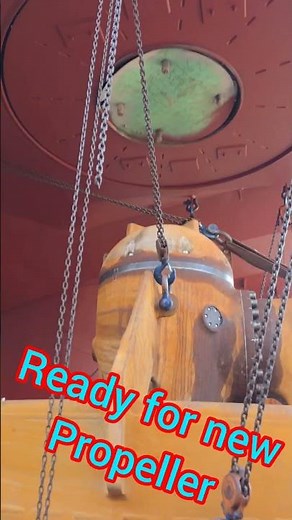 Behind the Power of the Sea | Propeller Installation in Dubai’s Drydock 🛠️🌊