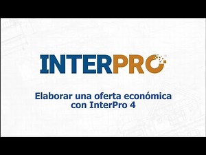 Elaborar una oferta económica con InterPro 4