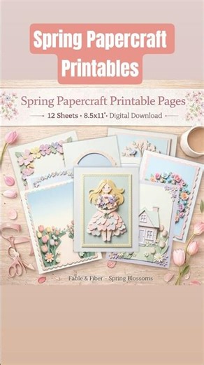 Bring the beauty of spring into your crafts! 🌸