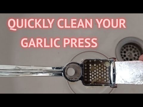 How To Clean a Garlic Press Quickly | Best Way to Clean a Garlic Press | Annoying Cleaning Job No 1