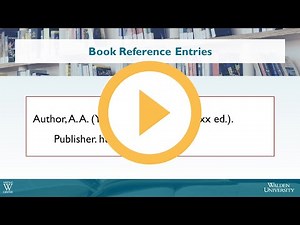 Book Reference Entries*
