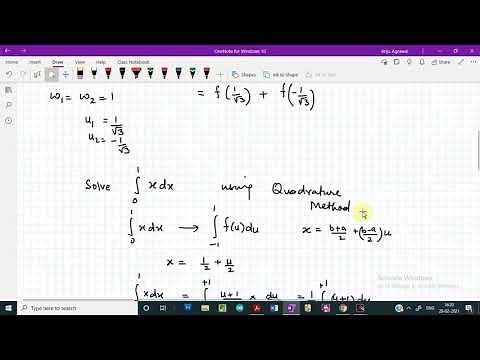 Gauss Legendre Quadrature Method using Scilab
