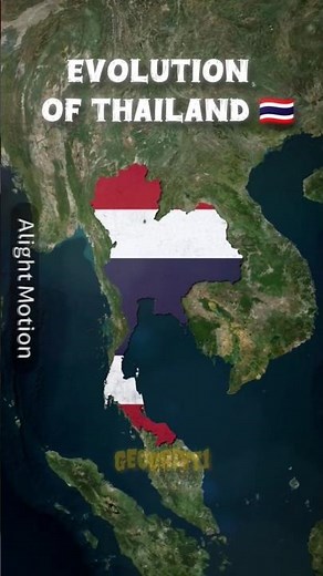 The Evolution of Thailand 🇹🇭 /#countries #geography #history