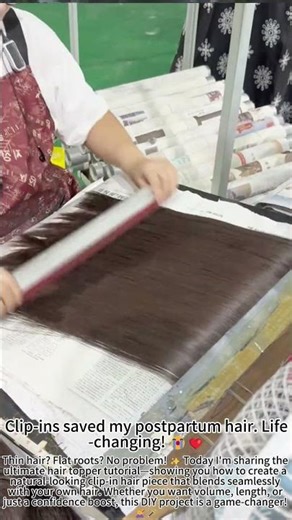 DIY Hair Topper Secrets: Instant Volume! ✨🪄