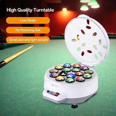 Automatic Pool Ball Snookers Cleaner Polisher Machine 16 Ball | eBay