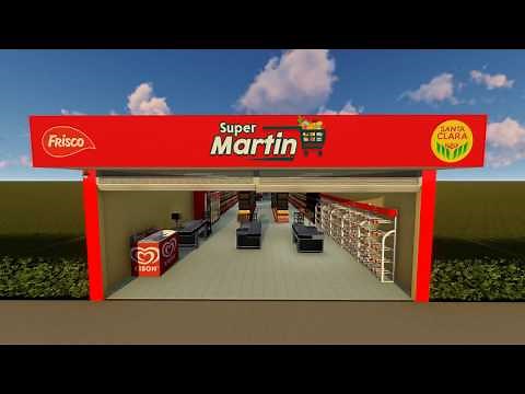 Como montar um Supermercado -Maquete 3D