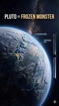 Pluto Facts हिंदी | Frozen Planet Truth #pluto #astronomy #universe #shorts