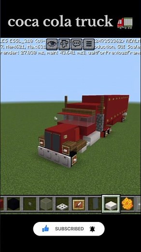 minecraft coca cola truck build tutorial #minecraft
