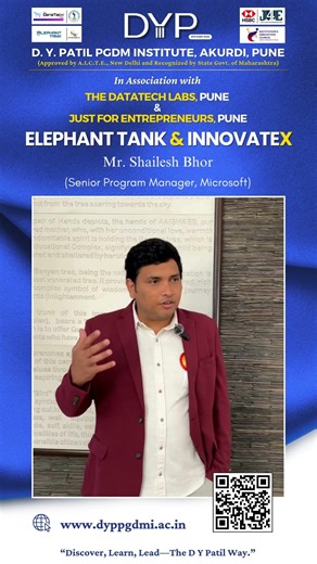 ETIX 2025 | Chief Guest Experience | DYPPGDMI