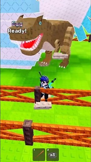 Hatching Tyrex & Ice Dragon X || Steal an Egg - Beginner 😁#roblox #stealanegg #shorts