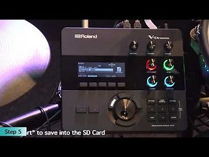 Recording into SD Card with ROLAND TD-27 Module