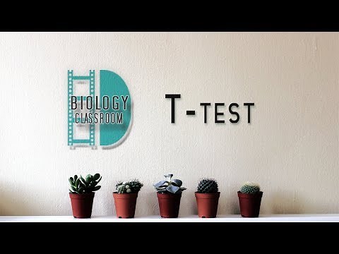 A-Level Biology - the t-test