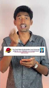 LAW Admission 2026 | TNDALU Counselling Detail Explained #tndalu #admission2026 #llb #clat