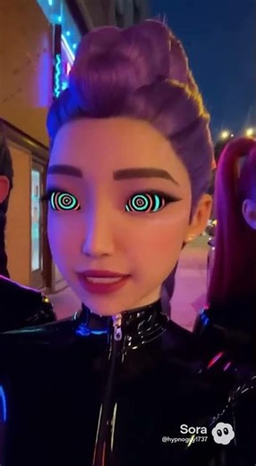 Hypnotized Huntrix in Latex #mindcontrol #hypnosis #hypno