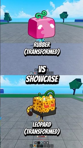Rubber Transformed vs Leopard Transformed #bloxfruit #roblox #dispecs #bloxfruits