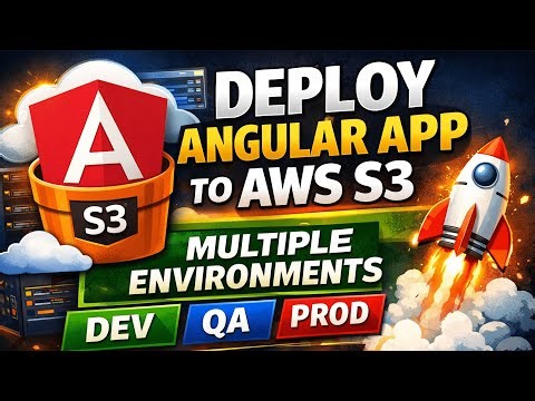 Angular Multi-Environment Deployment on AWS S3 | Step-by-Step Guide
