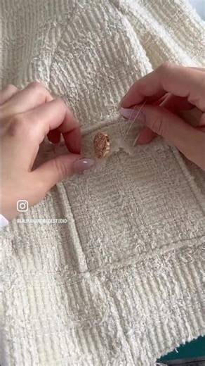 Behind the seams: creating a Chanel inspired blazer jacket #sewing #handmade #shortvideo #fashion