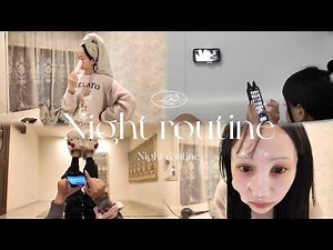 【ナイトルーティン】20歳大学生のリアルな過ごし方🌙 ごはん｜バスタイム｜スキンケア🫧