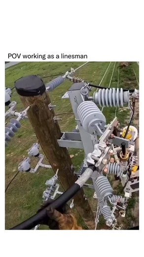 Allaboutelectrical on Instagram: "A linesman, also known as a lineworker or powerline technician, is a skilled tradesperson who installs, maintains, and repairs high-voltage power lines that carry electricity from power plants to homes and businesses. These workers often operate at great heights on transmission towers or utility poles and handle powerful electrical currents, making their job both physically demanding and dangerous. They use specialized safety equipment and tools to work on live 