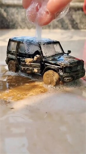 Car mud washing after off-road 💦💧| Mercedes Benz G-Wagon | Diecast scale model cars drift कार धुलाई