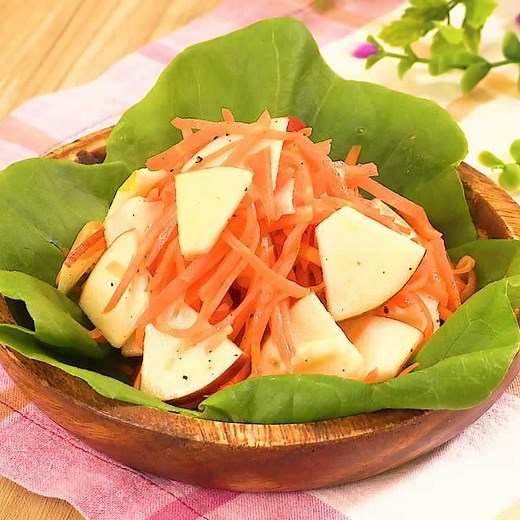 優しい味付け♪ 人参とりんごのサラダのレシピ動画・作り方 | デリッシュキッチン